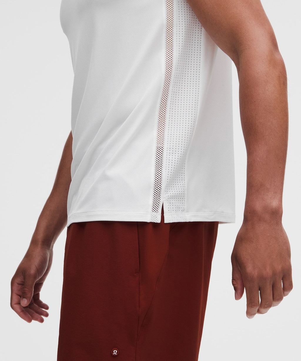 Mesh-Panelled Tennis Sleeveless Shirt
