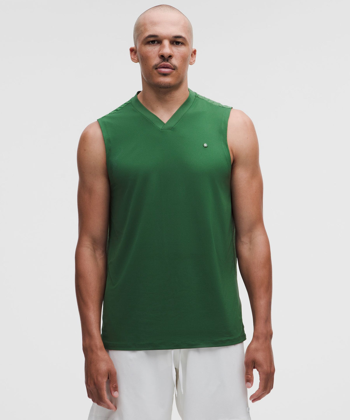 Mesh-Panelled Tennis Sleeveless Shirt