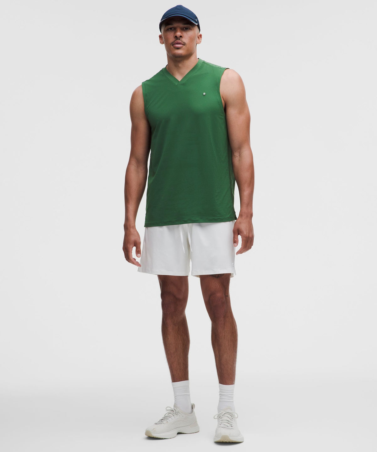 Mesh-Panelled Tennis Sleeveless Shirt