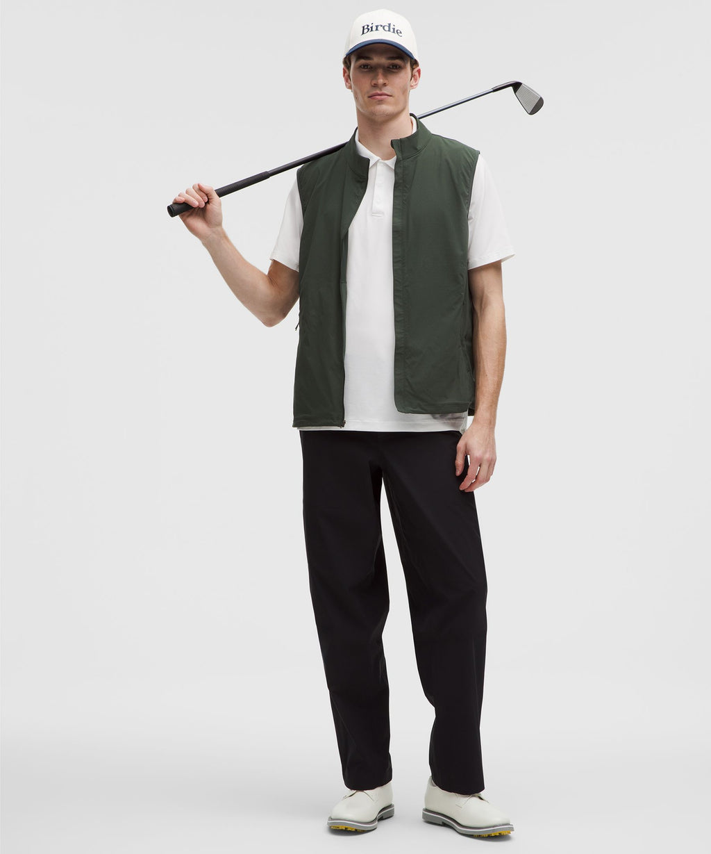 Windproof Full-Zip Golf Vest