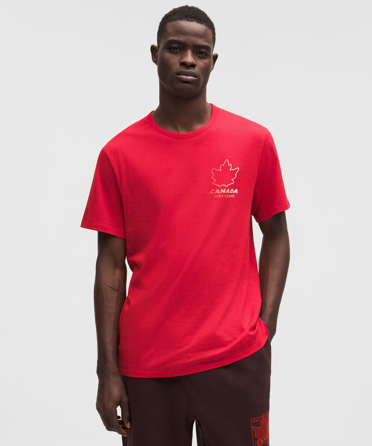 Team Canada Men's Cotton Jersey Graphic T-ShirtCOC Logo