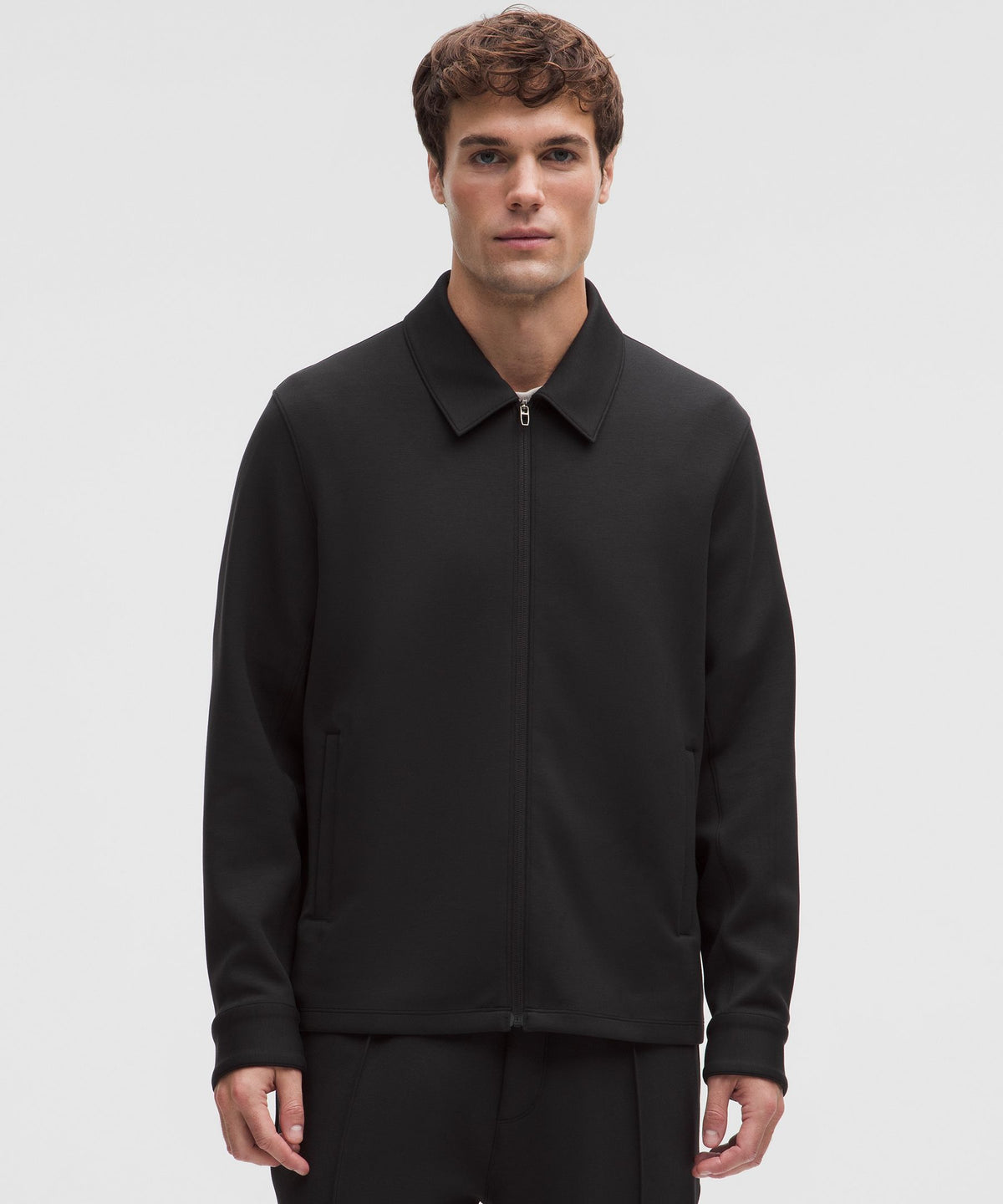Smooth Spacer Collared Full Zip