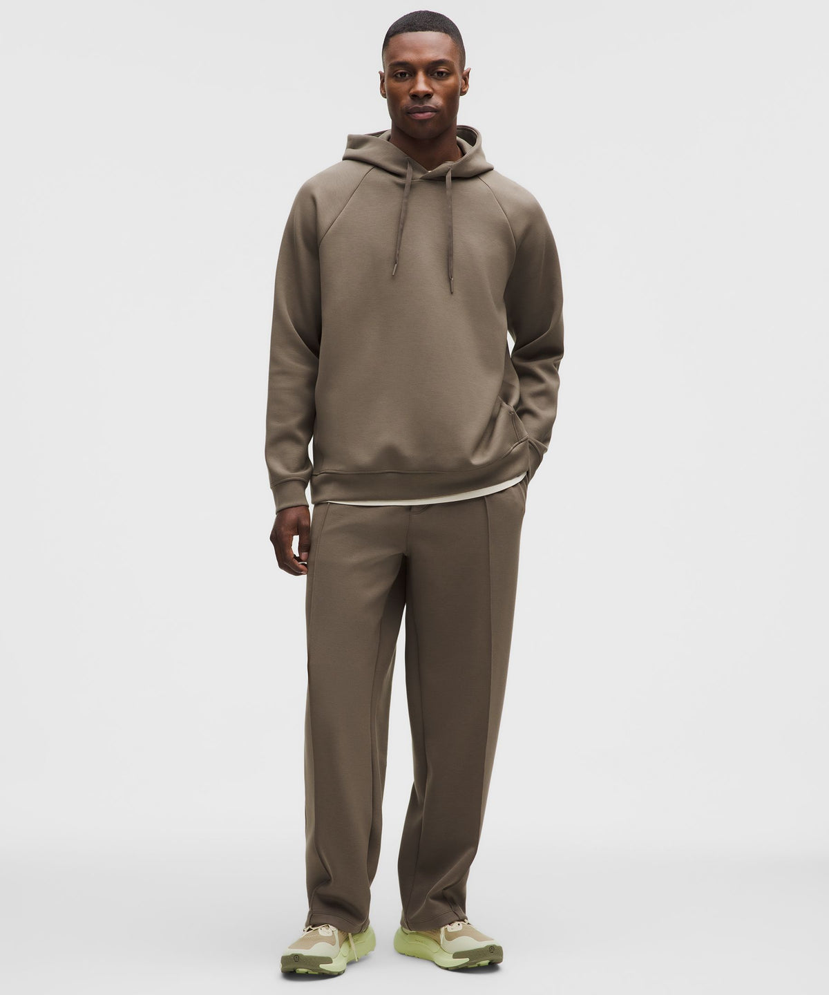 Smooth Spacer Classic-Fit Pullover Hoodie