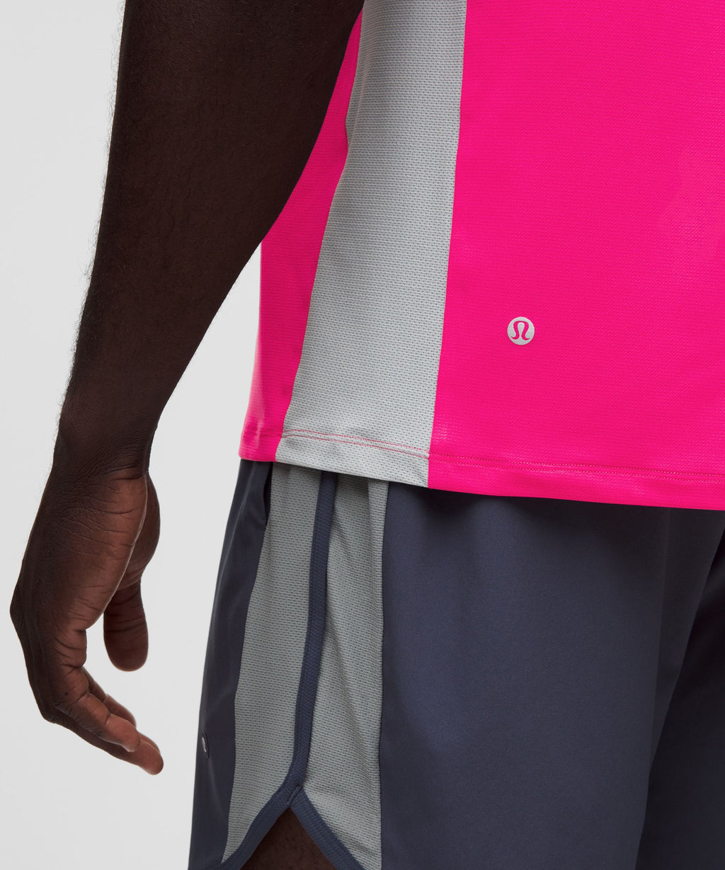 Mesh Pique Tennis Short-Sleeve Shirt