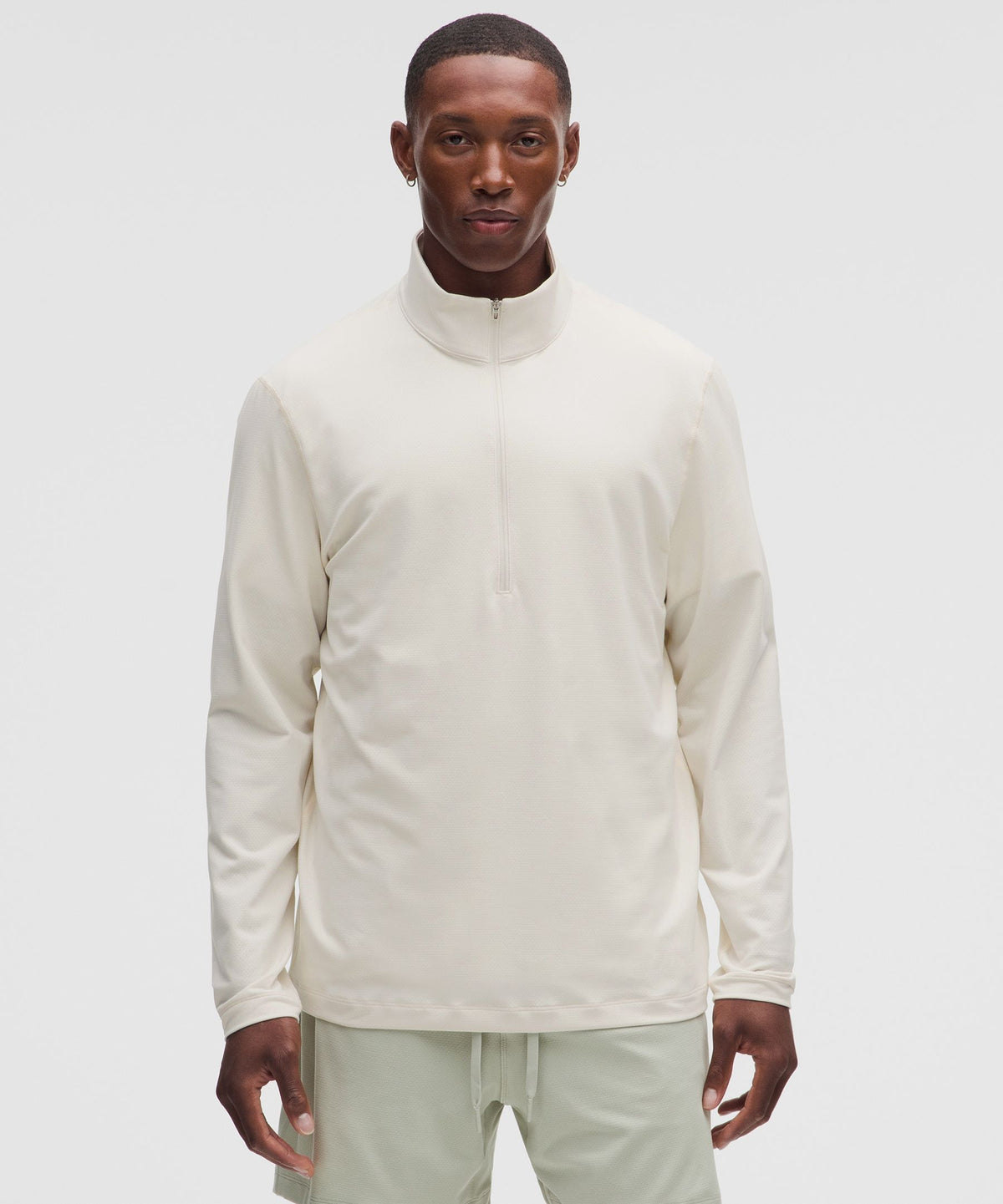 Mesh Soft Jersey Half Zip
