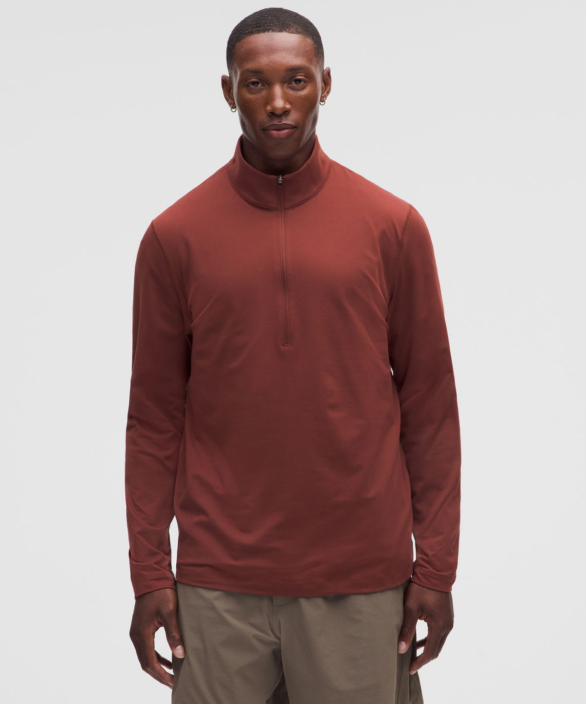 Mesh Soft Jersey Half Zip