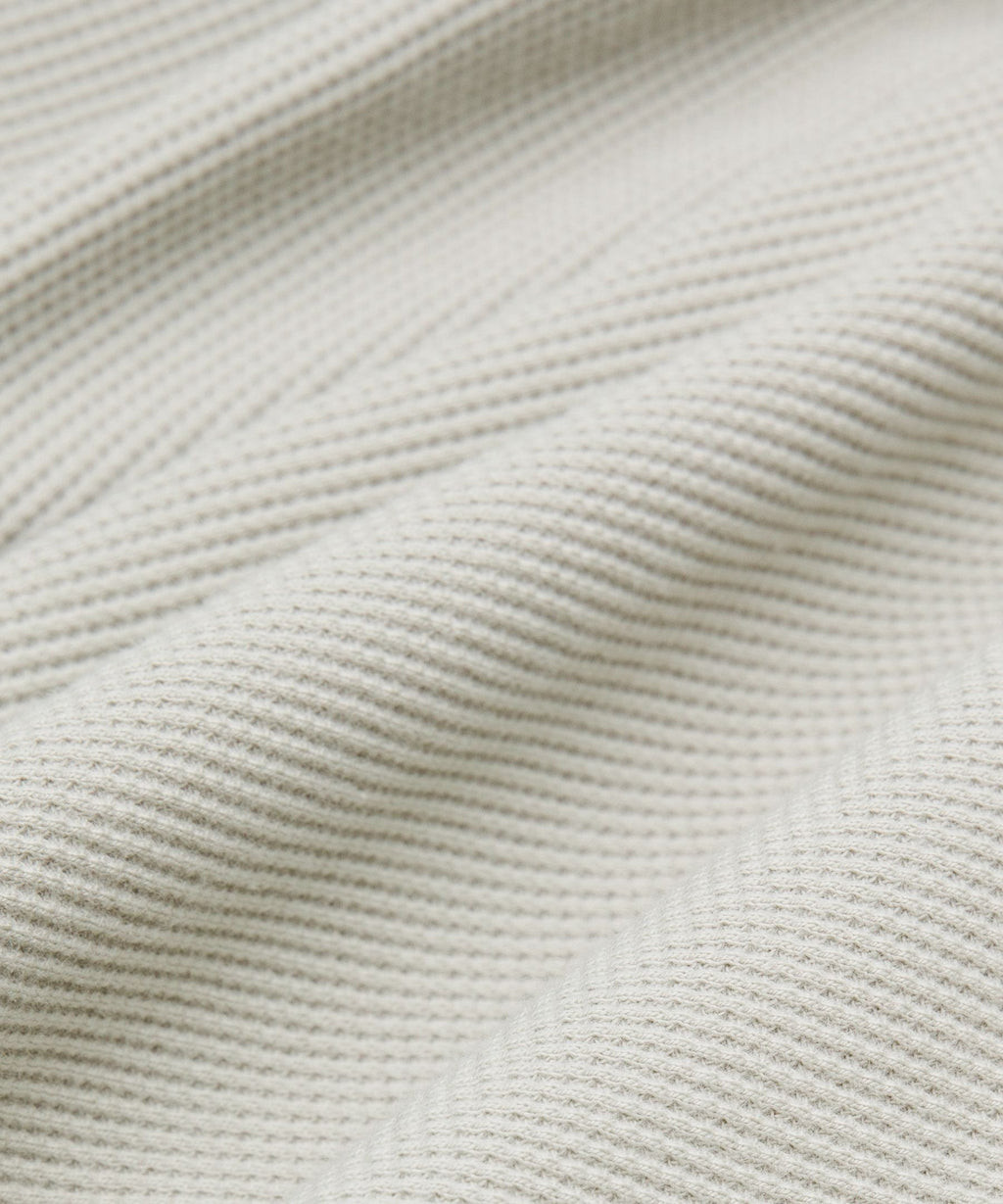 Cotton-Blend Waffle-Knit Long Sleeve