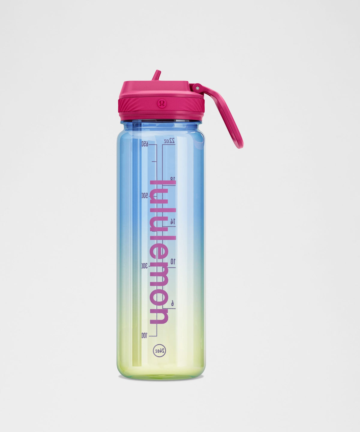 Back to Life Clear Bottle 24ozStraw Lid