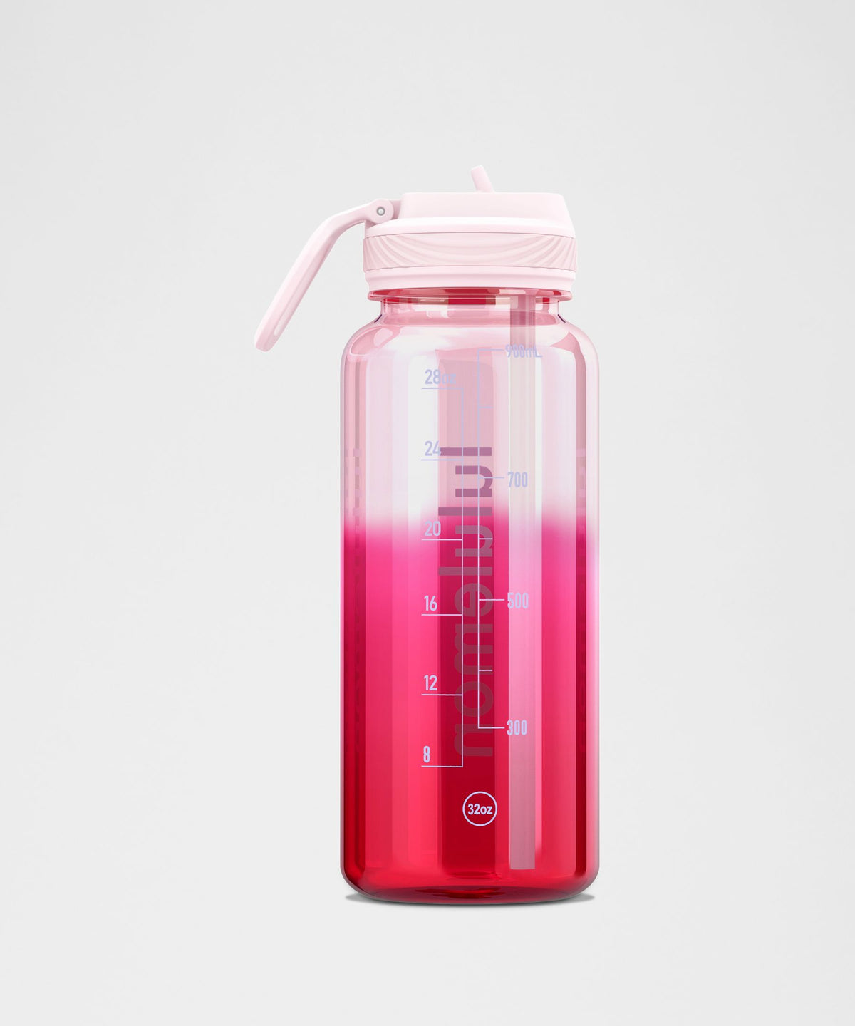 Back to Life Clear Bottle 32ozStraw Lid