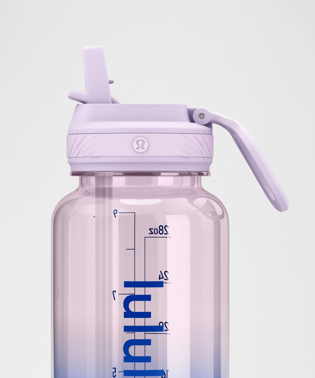Back to Life Clear Bottle 32ozStraw Lid