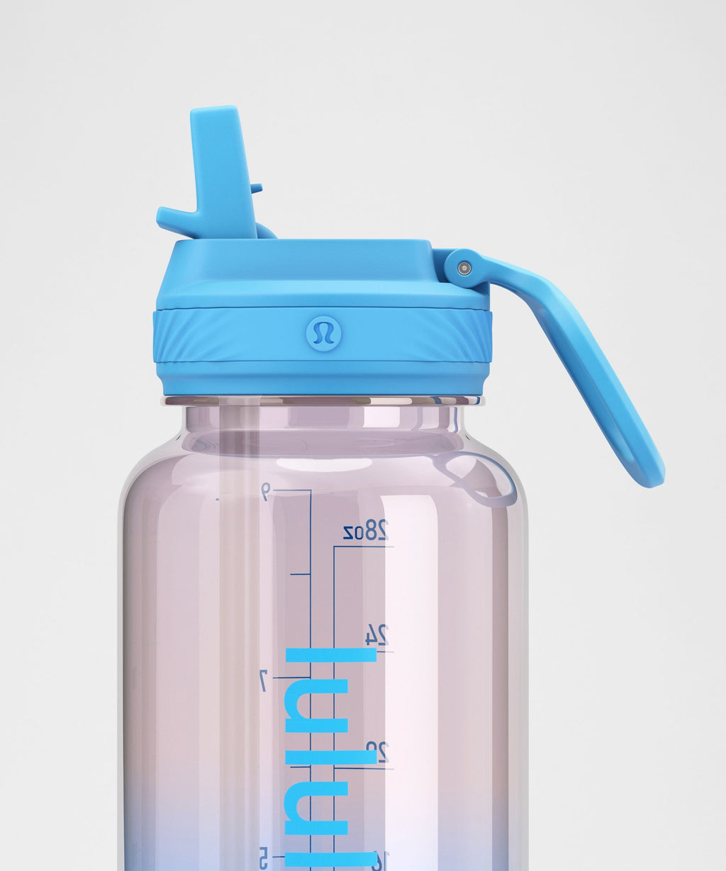Back to Life Clear Bottle 32ozStraw Lid