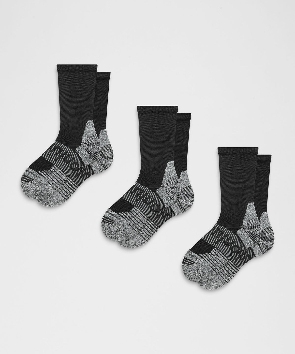 Unisex Power Stride Cushion Crew Socks3 Pack