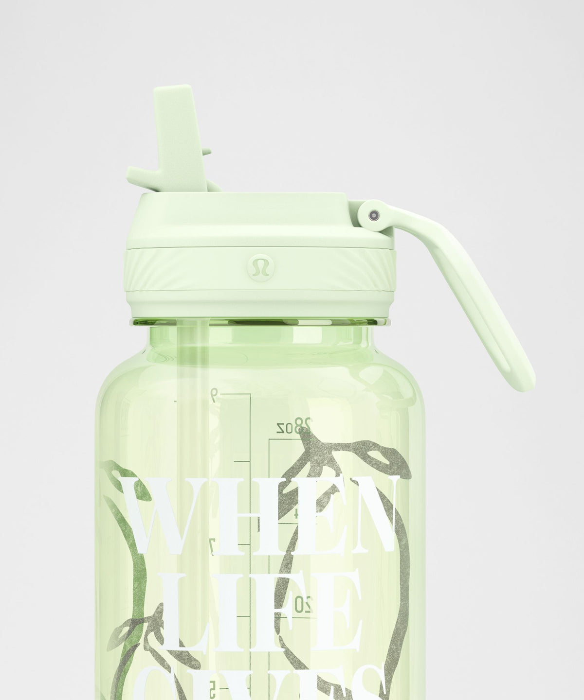 Back to Life Sport Bottle 32oz Straw LidLemons Quote