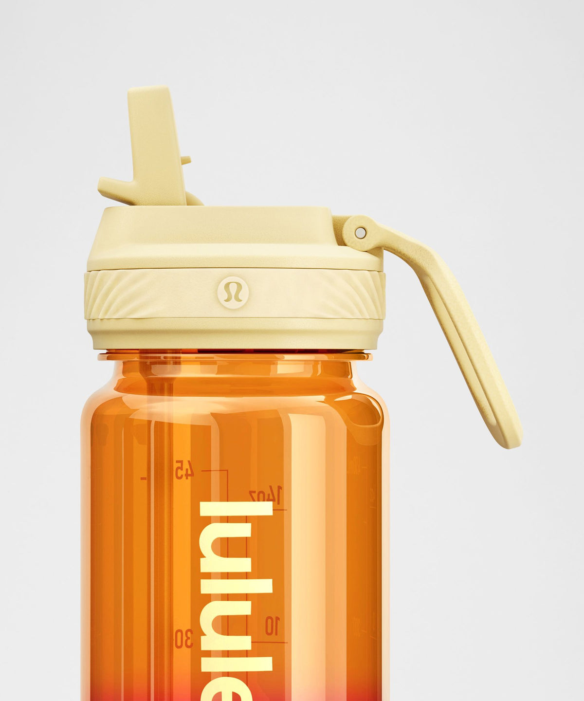 Back to Life Clear Bottle 18oz Straw LidOmbre