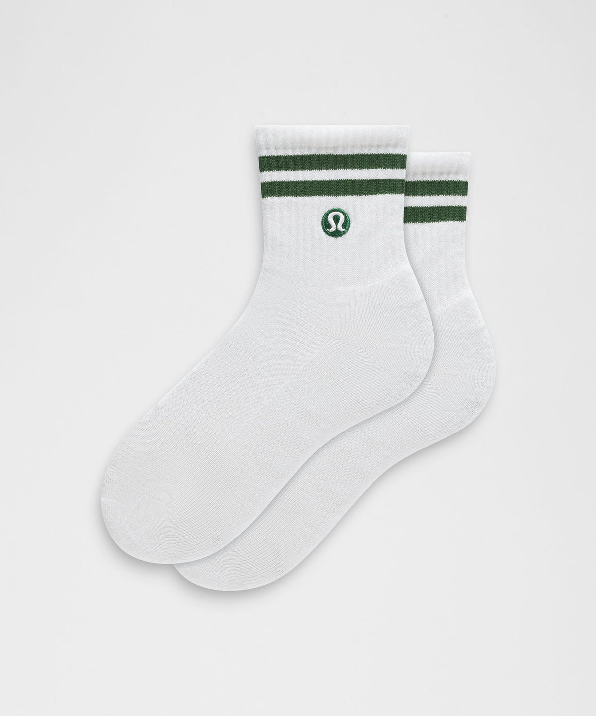 Unisex Daily Essential Quarter SocksStripe