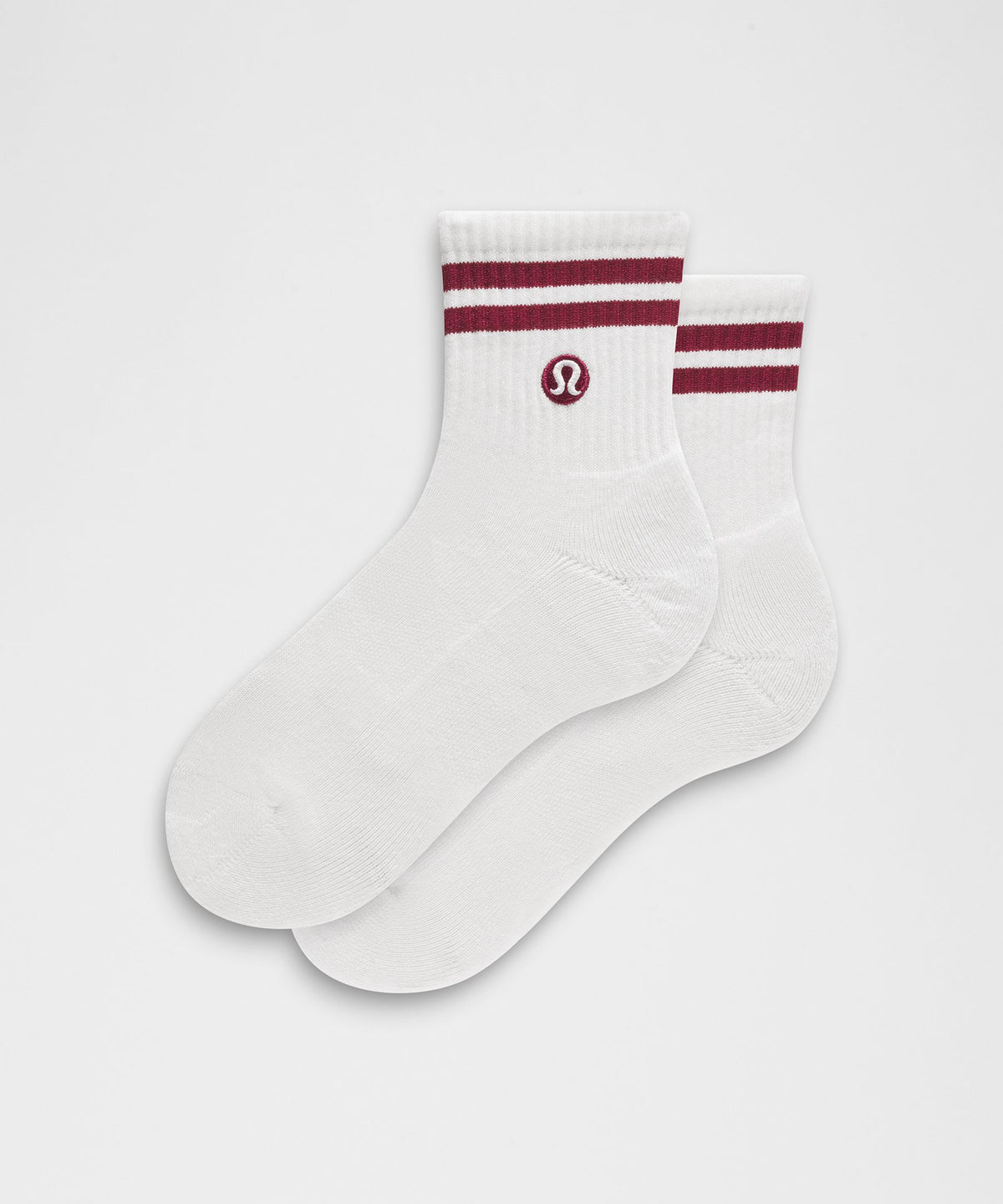 Unisex Daily Essential Quarter SocksStripe