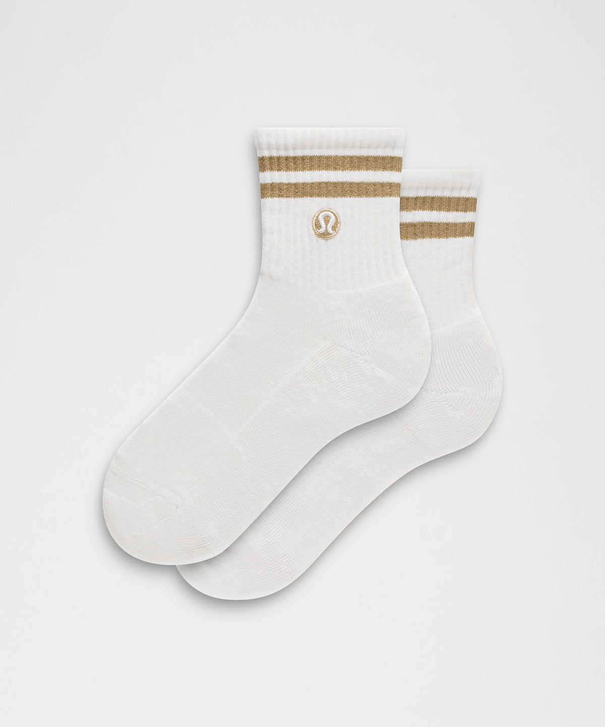 Unisex Daily Essential Quarter SocksStripe