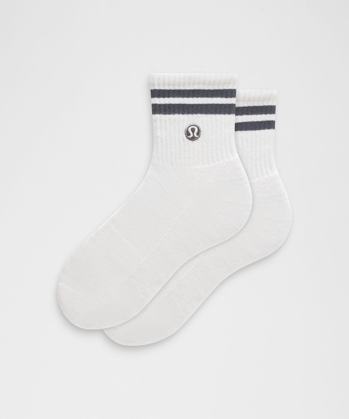 Unisex Daily Essential Quarter SocksStripe