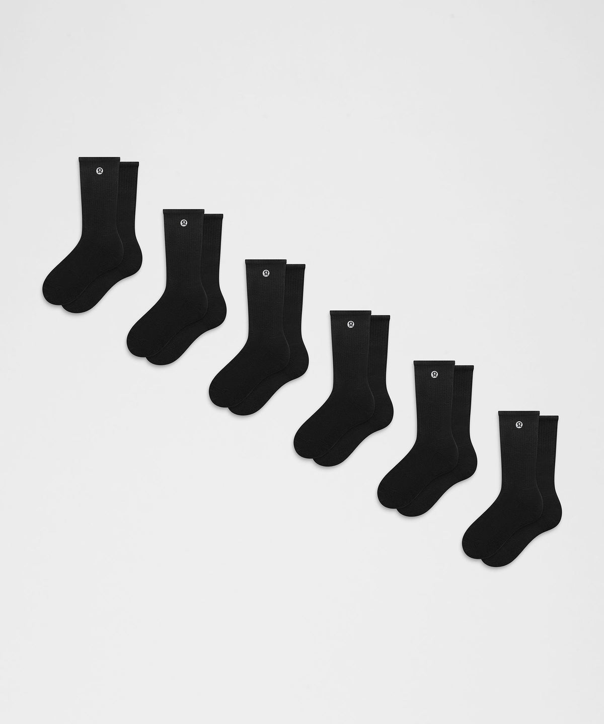 Unisex Daily Essential Crew Socks6 Pack