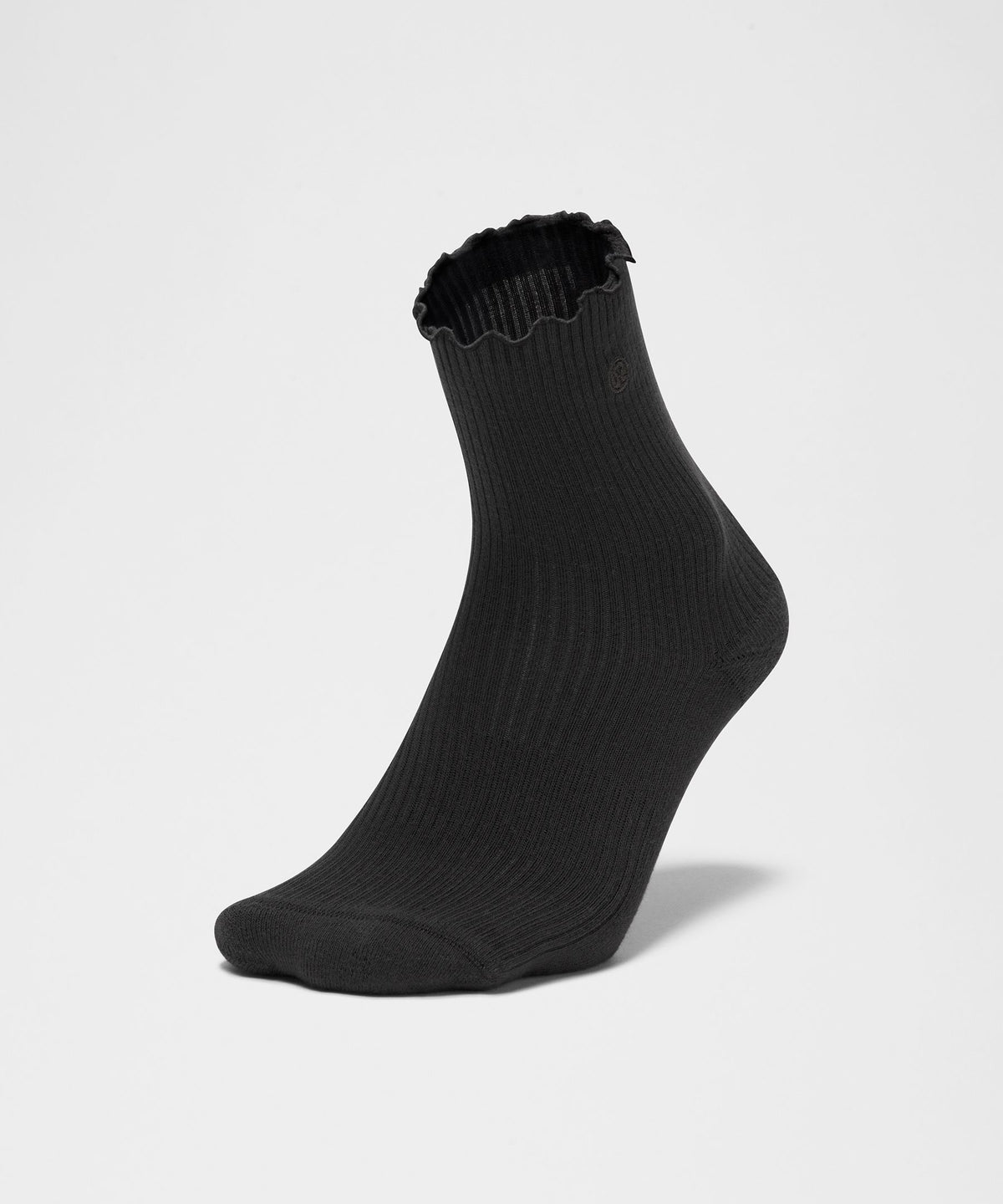 Unisex Lettuce Edge Quarter Socks3 Pack