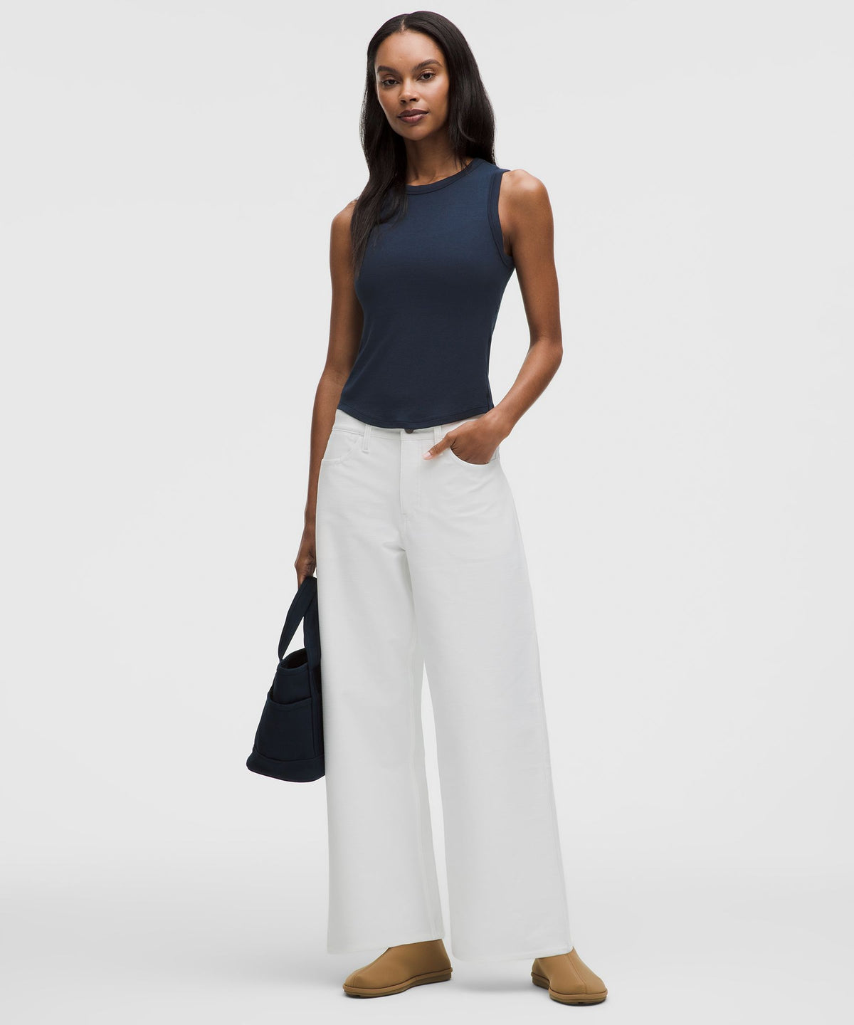 Hold Tight Crewneck Tank TopWaist Length
