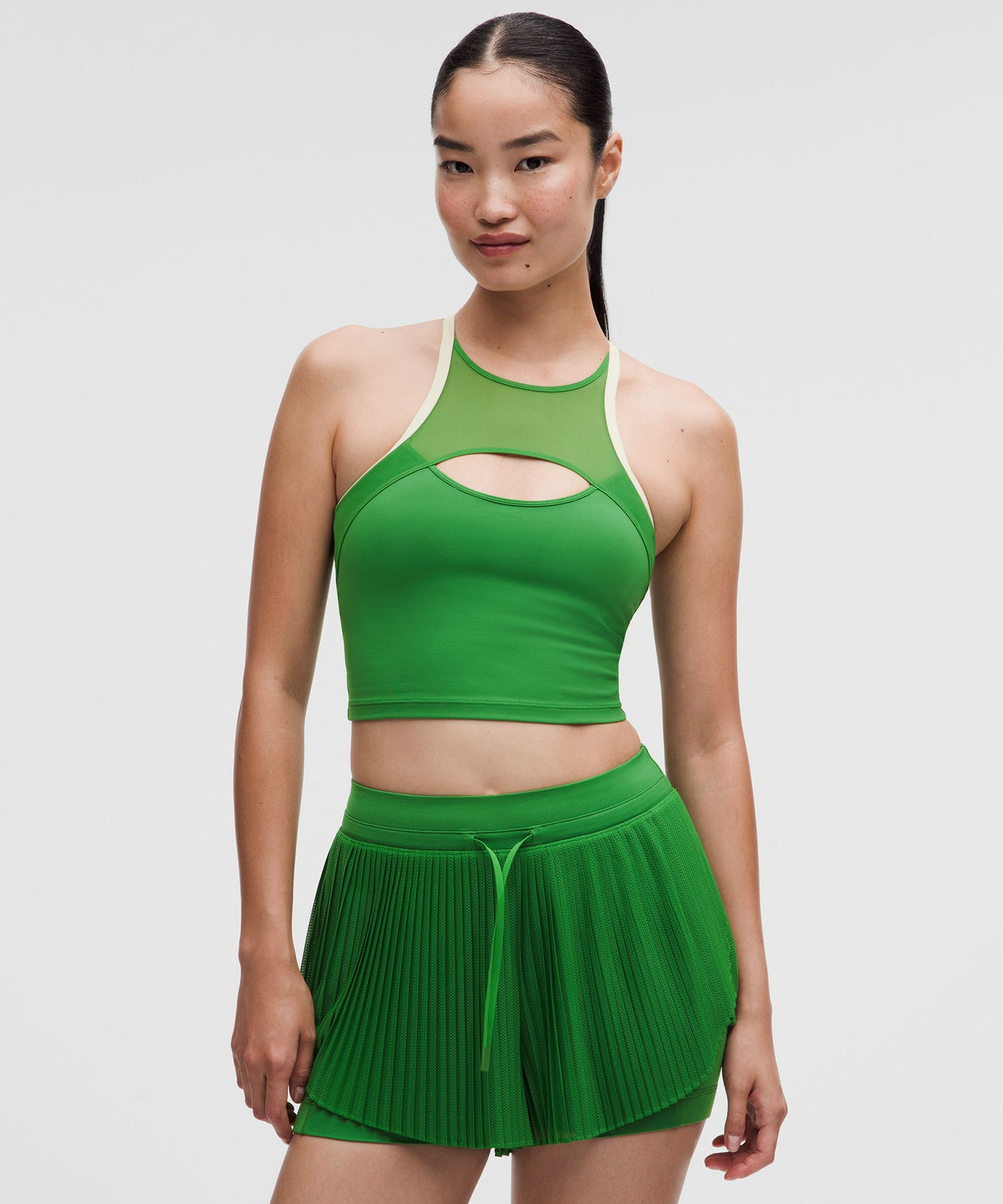 Ace Advantage Mesh-Panel Tennis Tank Top