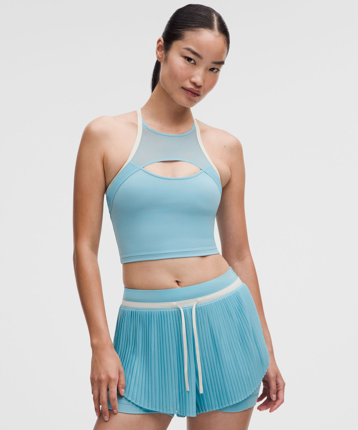 Ace Advantage Mesh-Panel Tennis Tank Top
