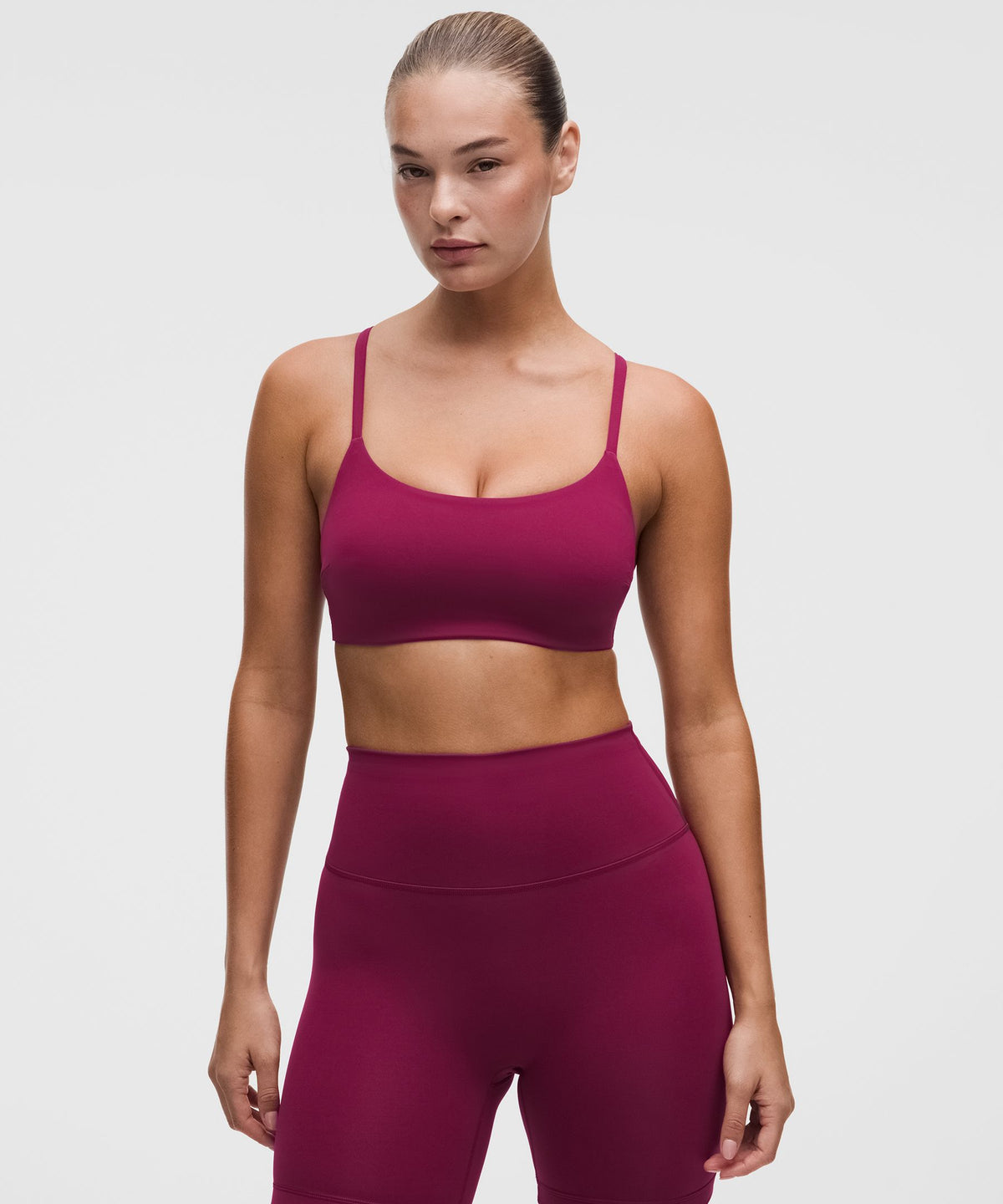 Wunder Train Strappy Racer BraLight Support, C/D Cup