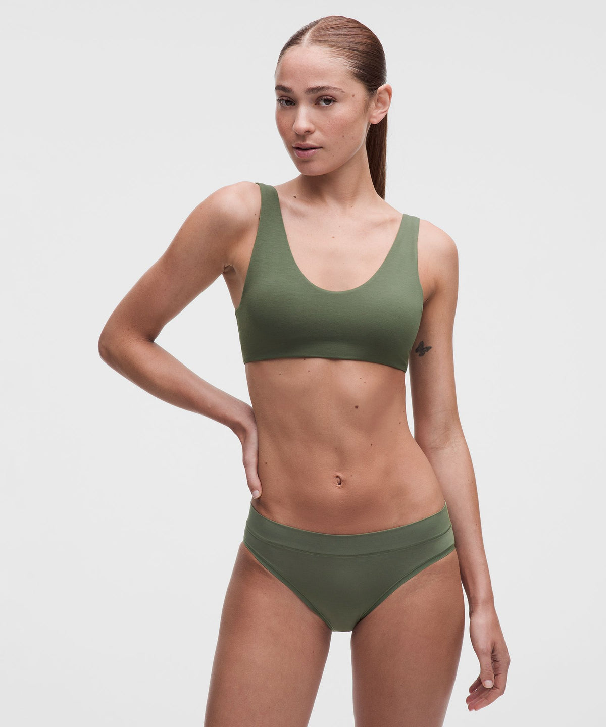 UnderEase Scoop-Neck Bralette A-C Cups
