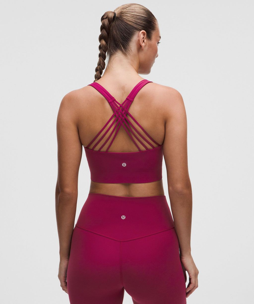 FlexyFlex Strappy Longline Yoga BraLight Support, D–DDD Cups