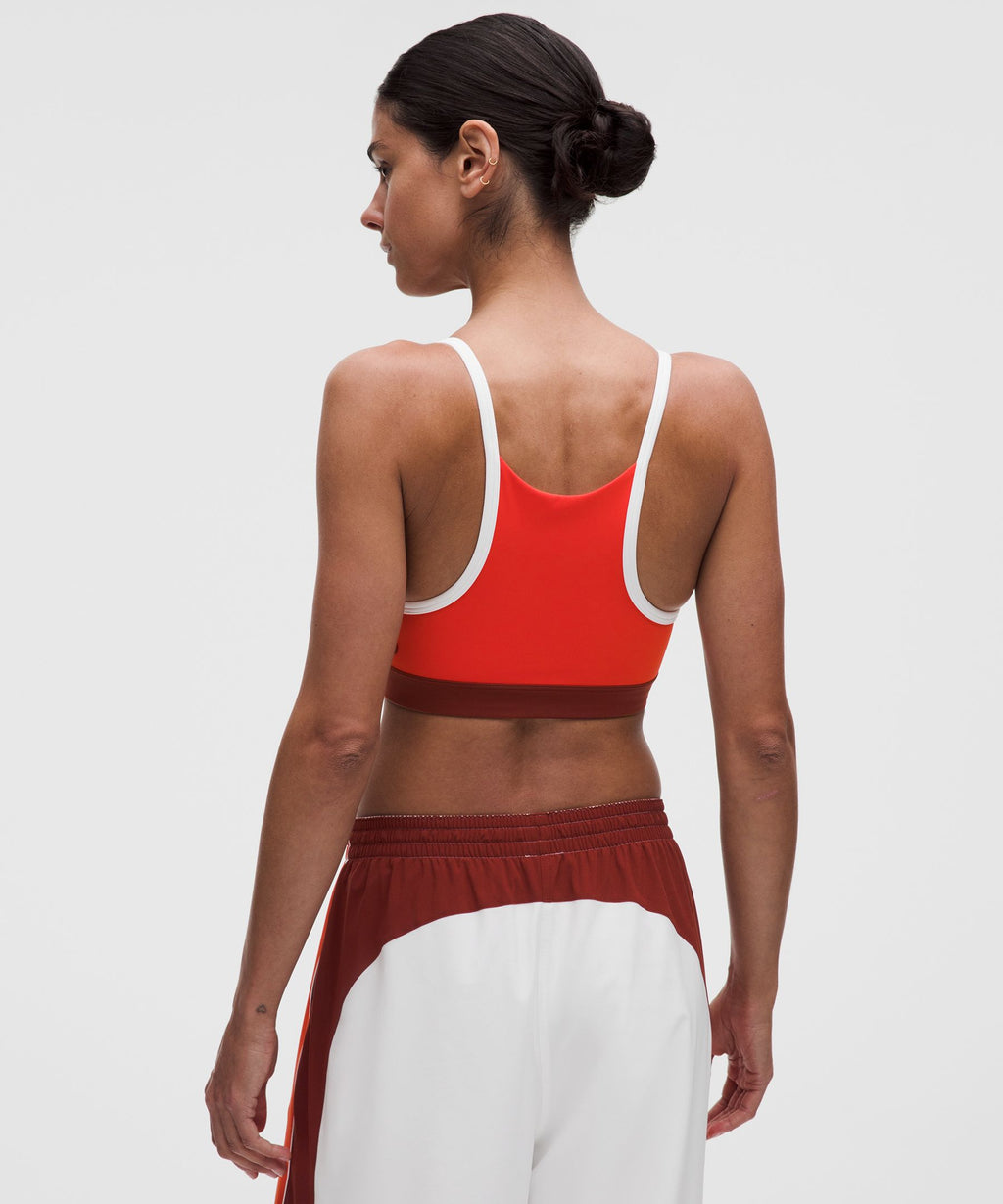Scoop-Neck Racerback Tennis BraMedium Support, B/C Cup