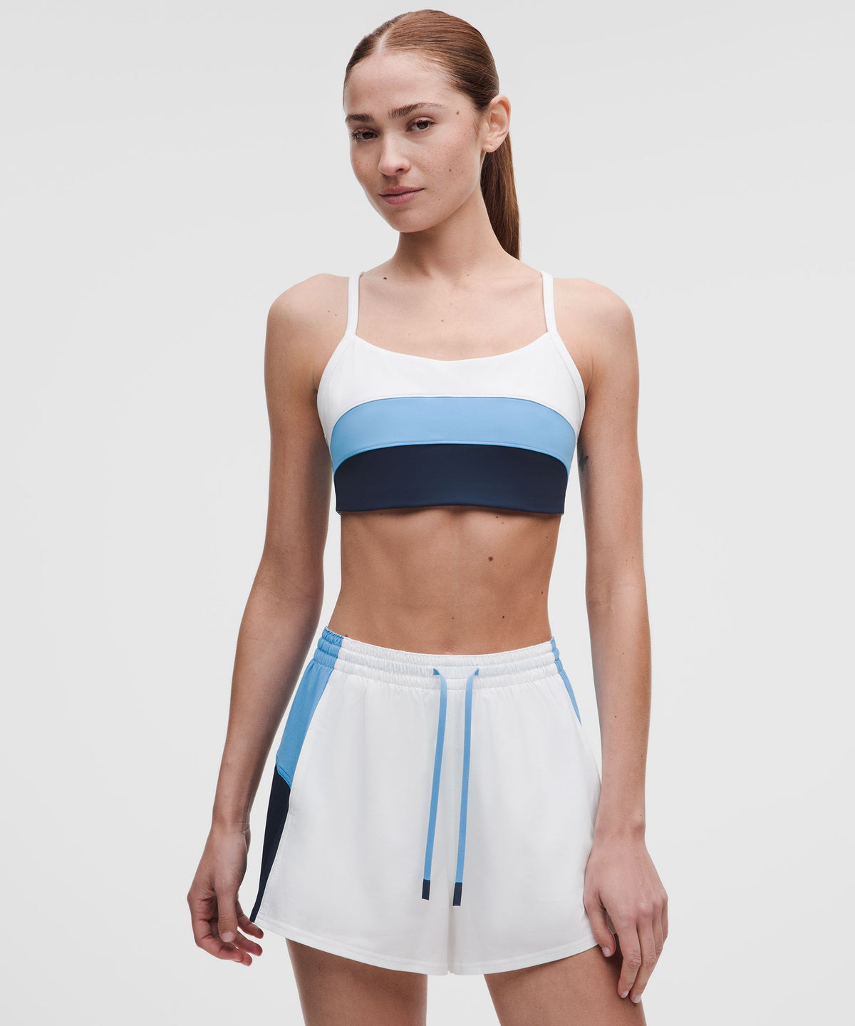 Scoop-Neck Racerback Tennis BraMedium Support, B/C Cup