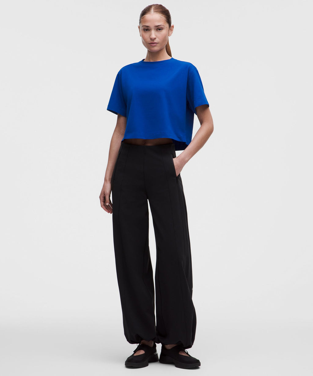All Yours Organic Cotton-Blend Cropped T-Shirt