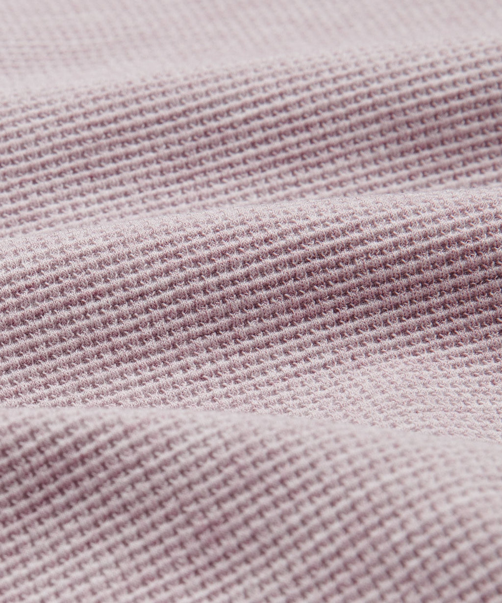 Scuba Cropped Funnel-Neck Half ZipWaffle