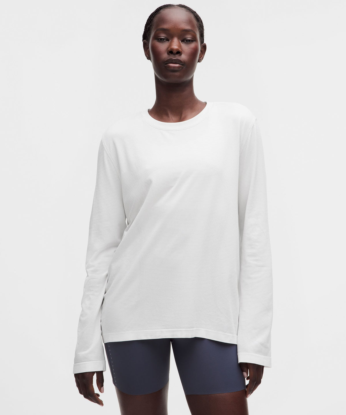 Swiftly Relaxed Long-Sleeve ShirtHip Length