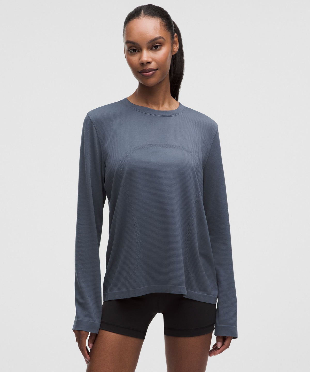 Swiftly Relaxed Long-Sleeve ShirtHip Length