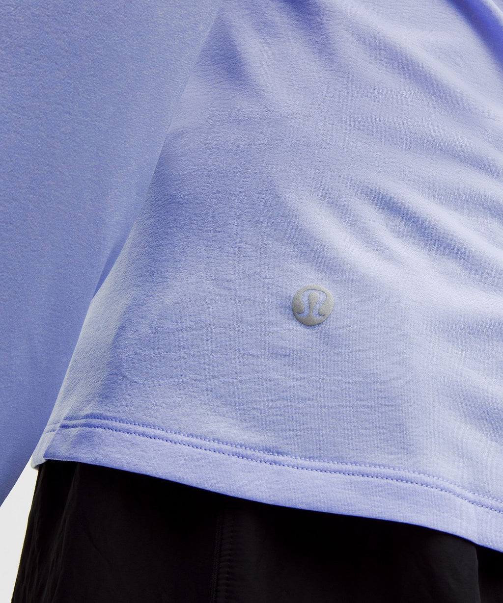 Lightweight Flowy Hem Long-Sleeve Shirt