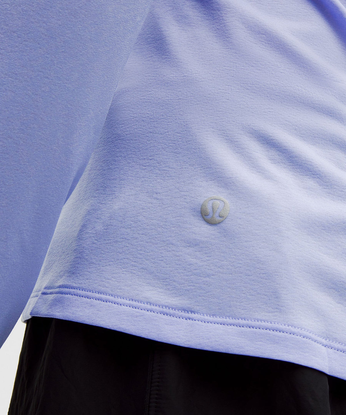 Lightweight Flowy Hem Long-Sleeve Shirt