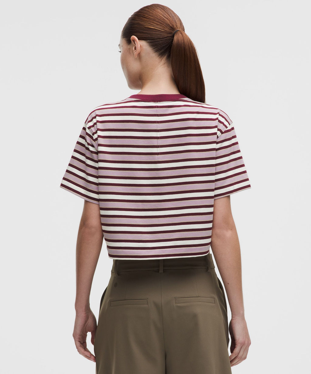 All Yours Organic Cotton-Blend Cropped T-Shirt