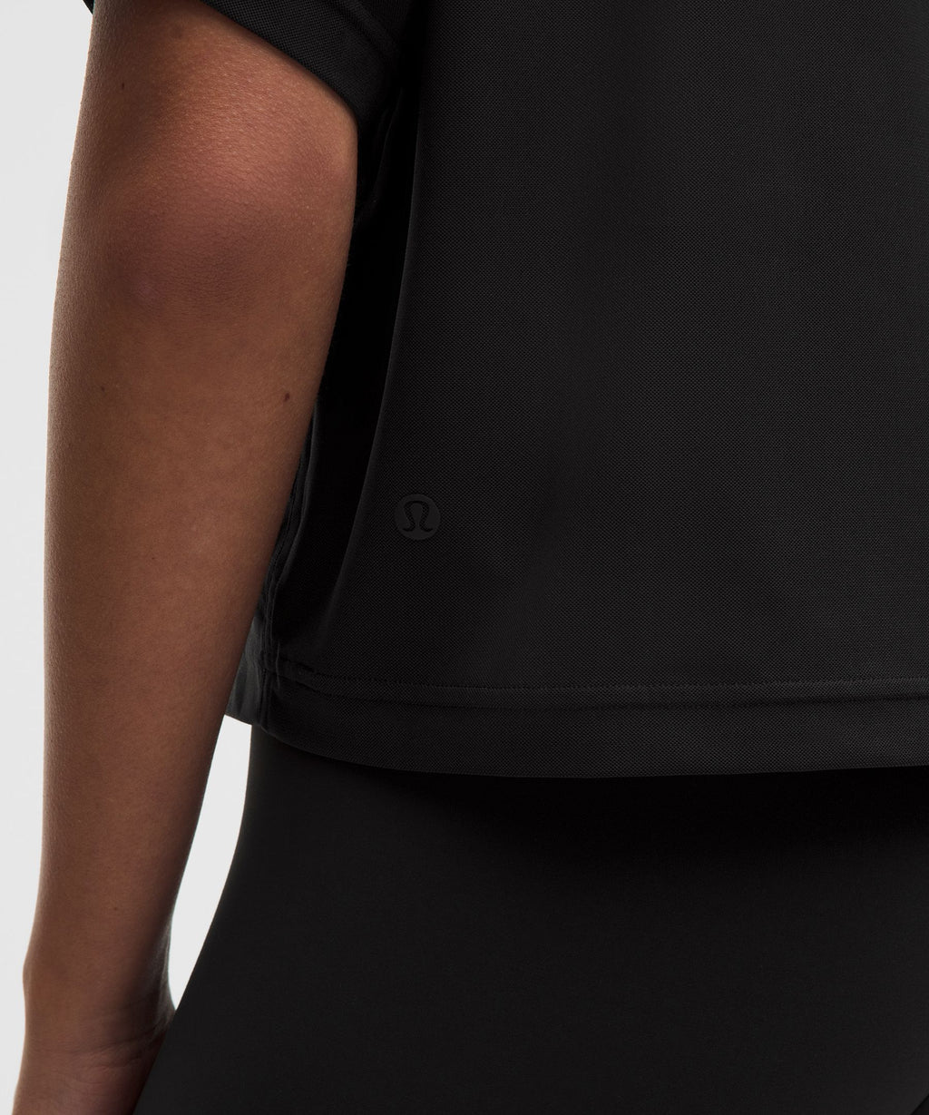 Stretch Mesh Relaxed-Fit T-Shirt