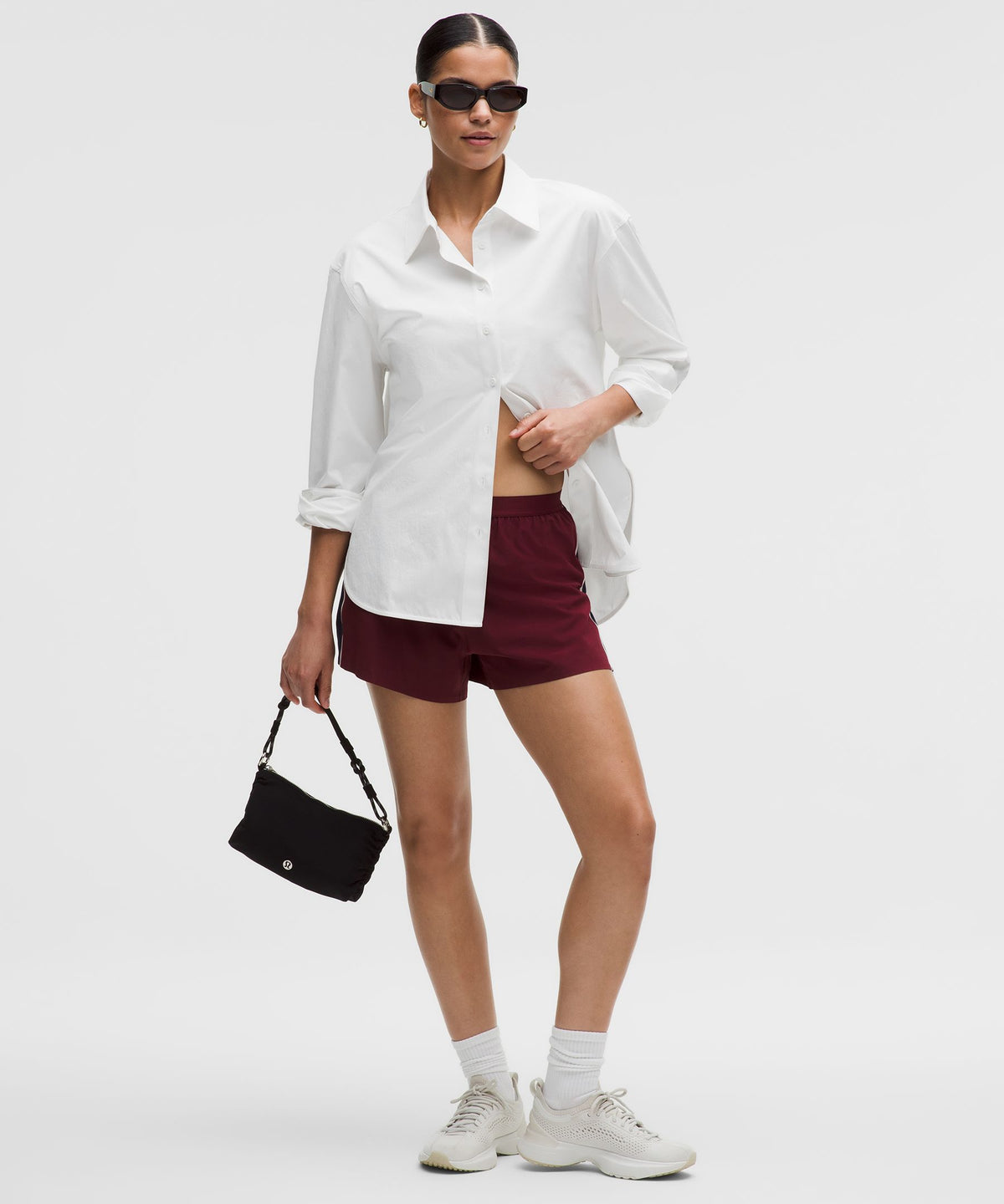 Woven Relaxed-Fit Button-Up Shirt