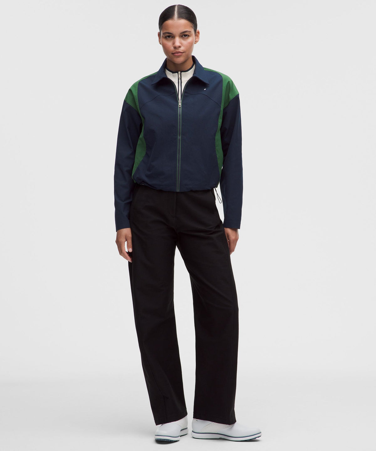 Collared Panelled Golf Jacket
