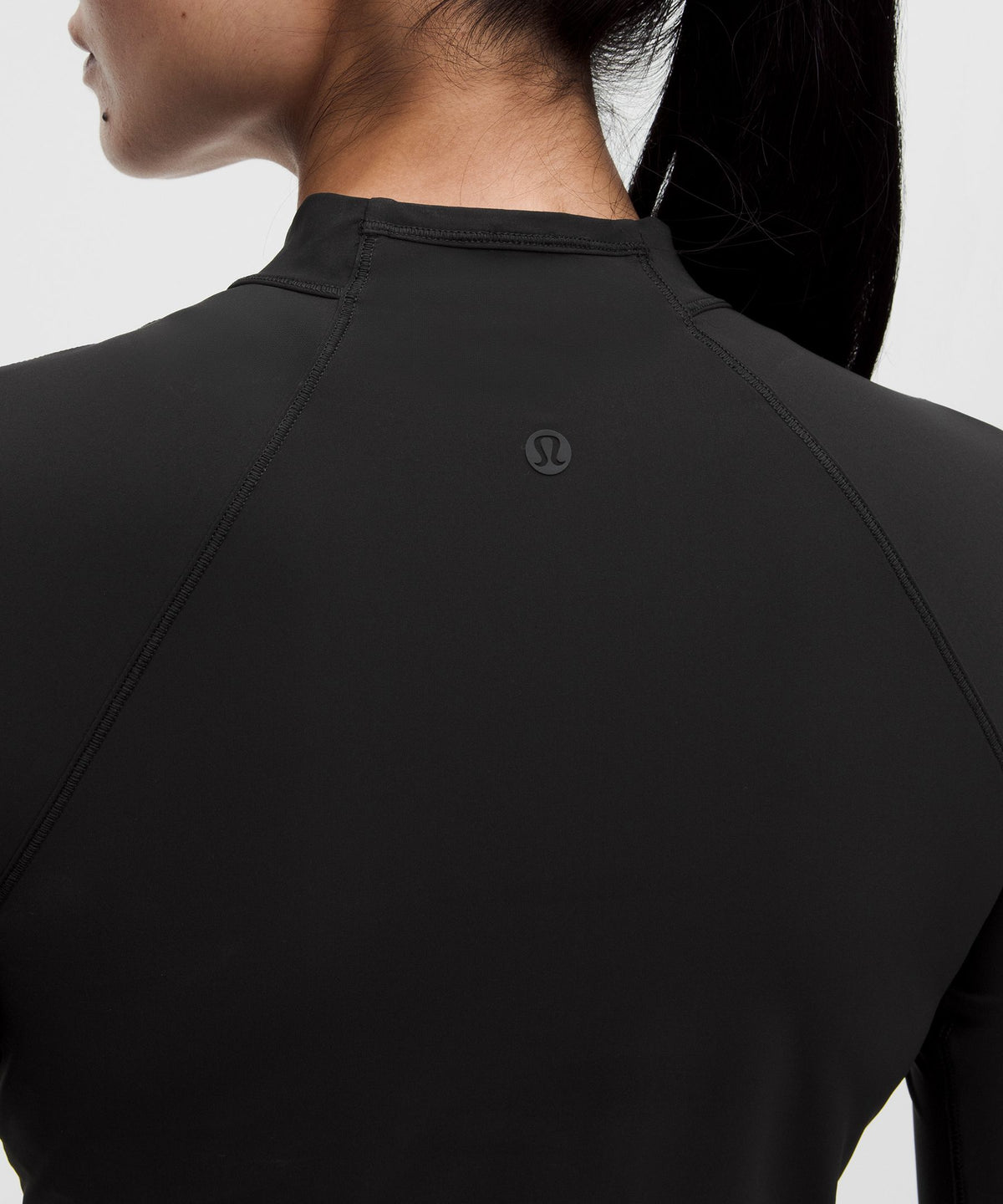 UV-Protective Mockneck Long-Sleeve Shirt