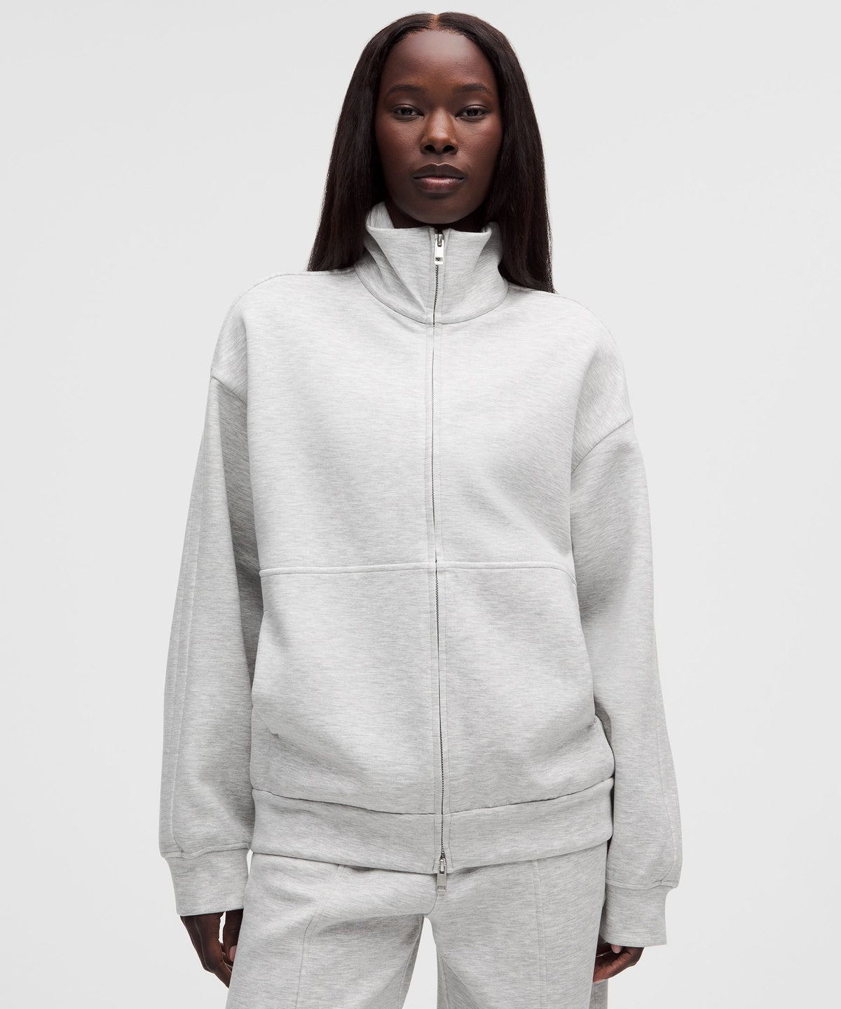 Smooth Spacer Oversized Full Zip