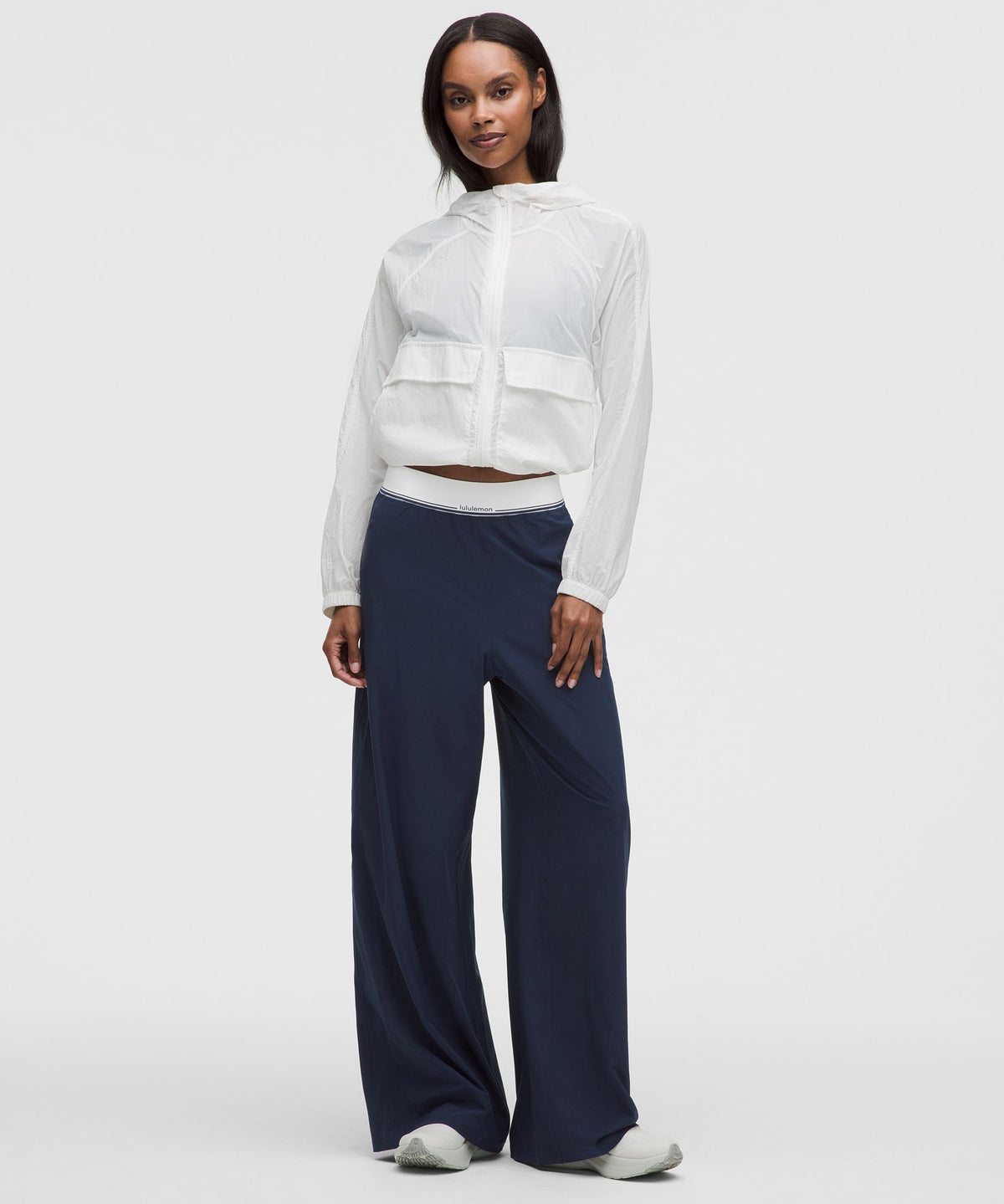 Swift High-Rise Wide-Leg PantLogo Waistband