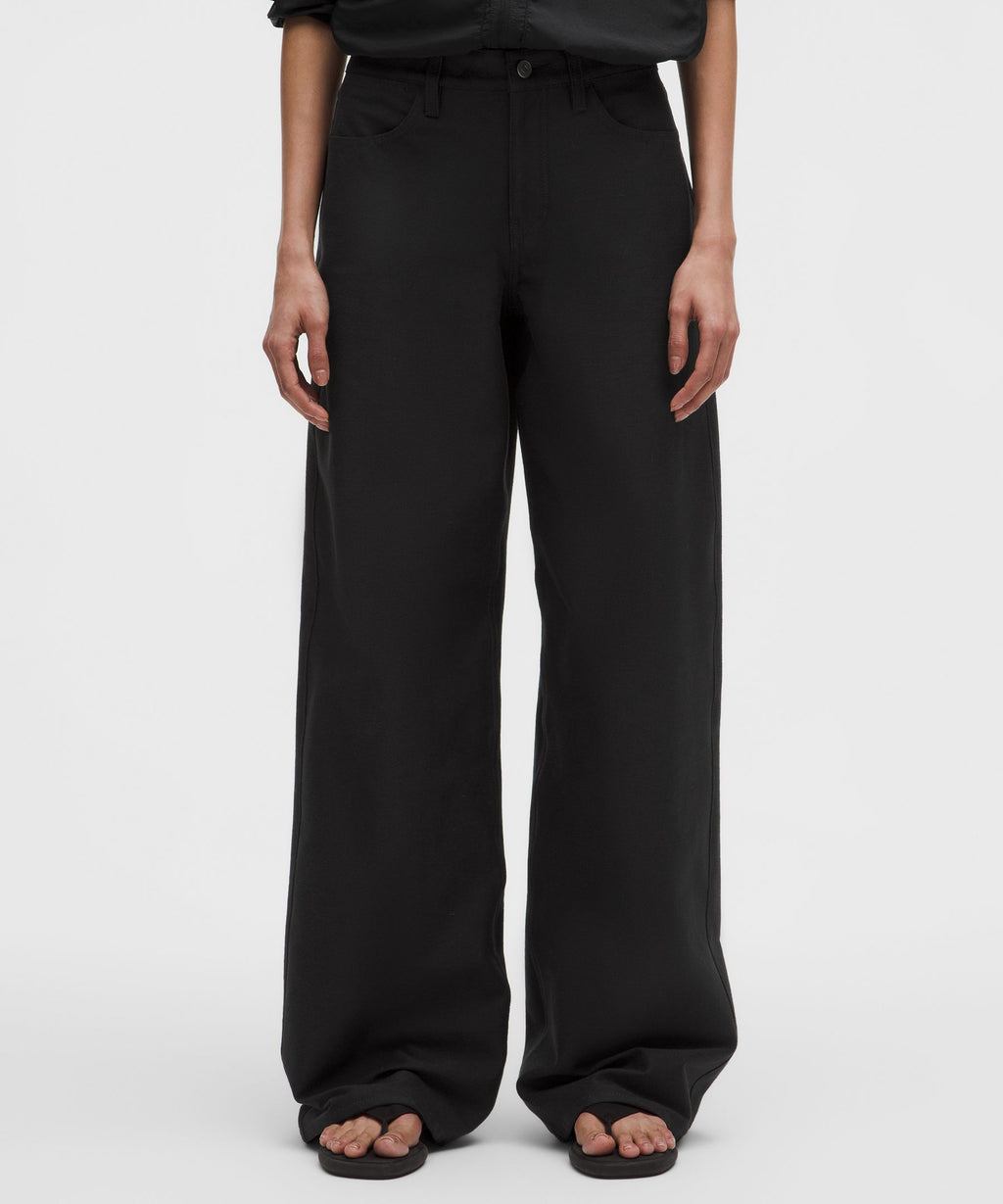 EasyFive Low-Rise Classic Wide-Leg PantRegular