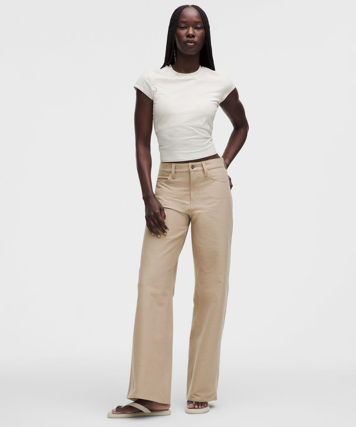 EasyFive Low-Rise Classic Wide-Leg PantRegular