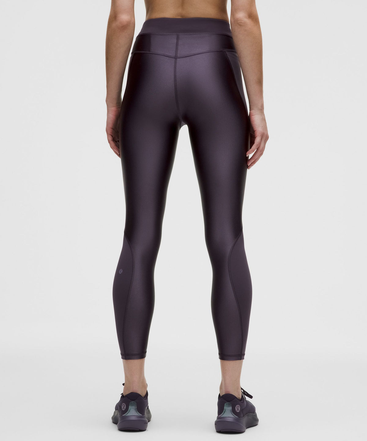 Satin Shine Panelled High-Rise Tight 25"Wordmark