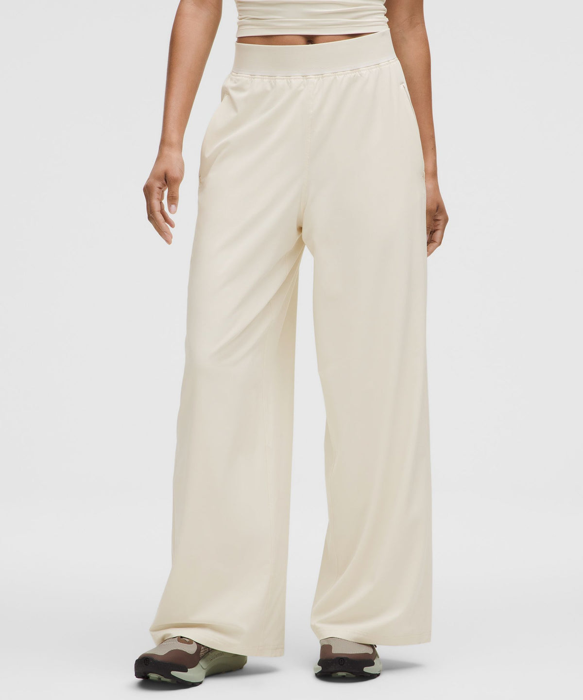 Swift High-Rise Wide-Leg PantLogo Waistband