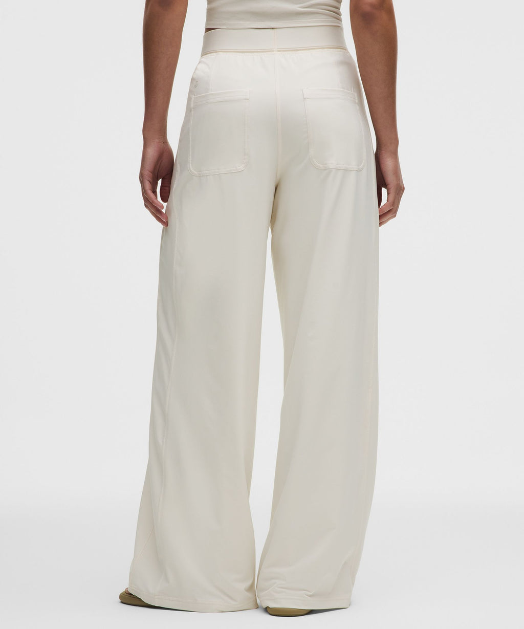 Swift High-Rise Wide-Leg PantLogo Waistband